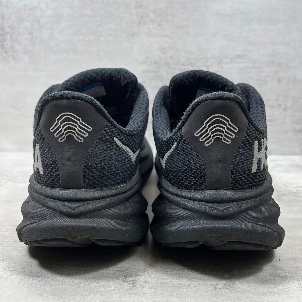 Hoka One One Clifton 9 GTX Gore-tex Running Shoes - Men's Size 8 - Black - Picture 6 of 9